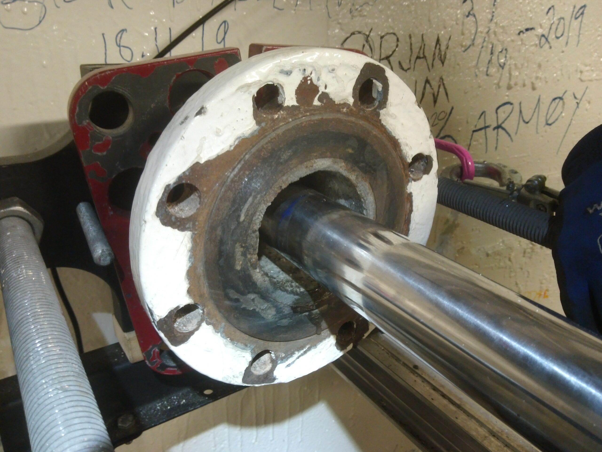 Closeup shot of valve